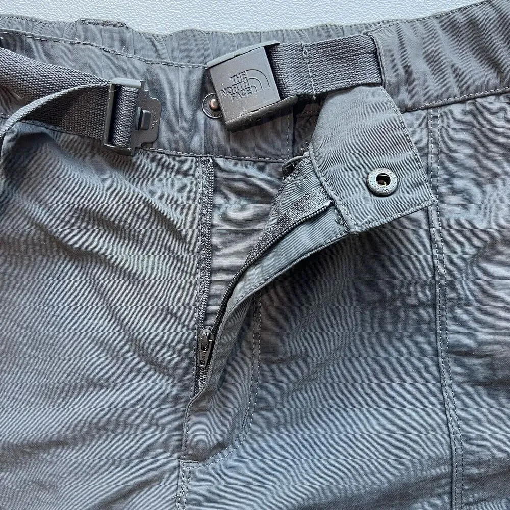 The North Face Convertible‎ Pants Mens XLarge Gray Short Zip Off Outdoor Hiking